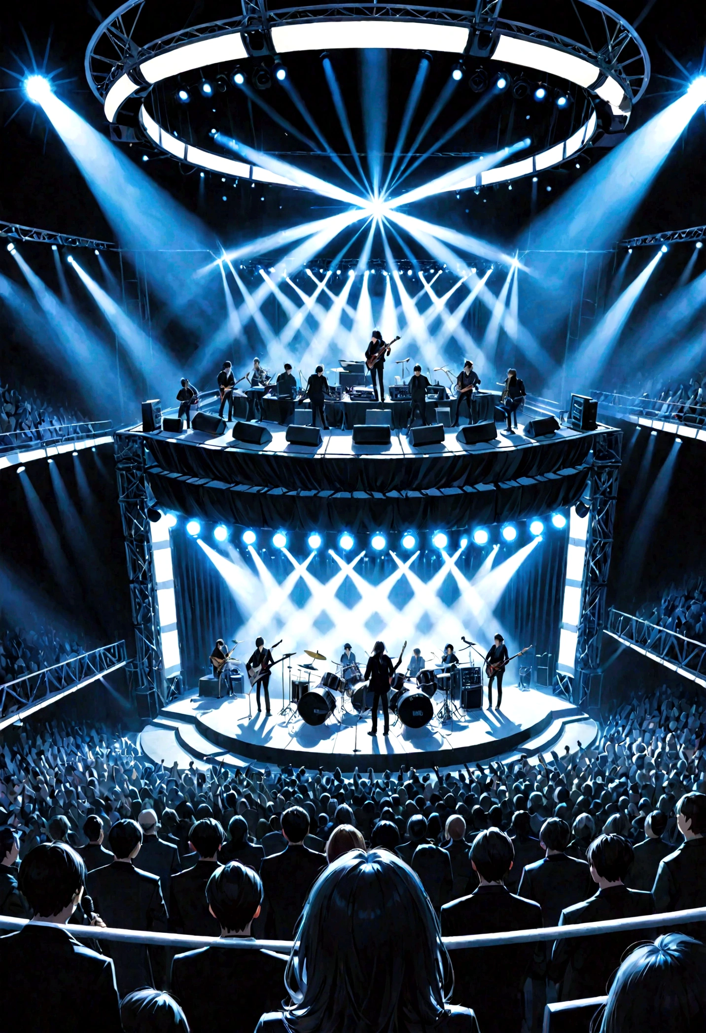 rock band、Live Stage、exciting、Live Performance、Highest