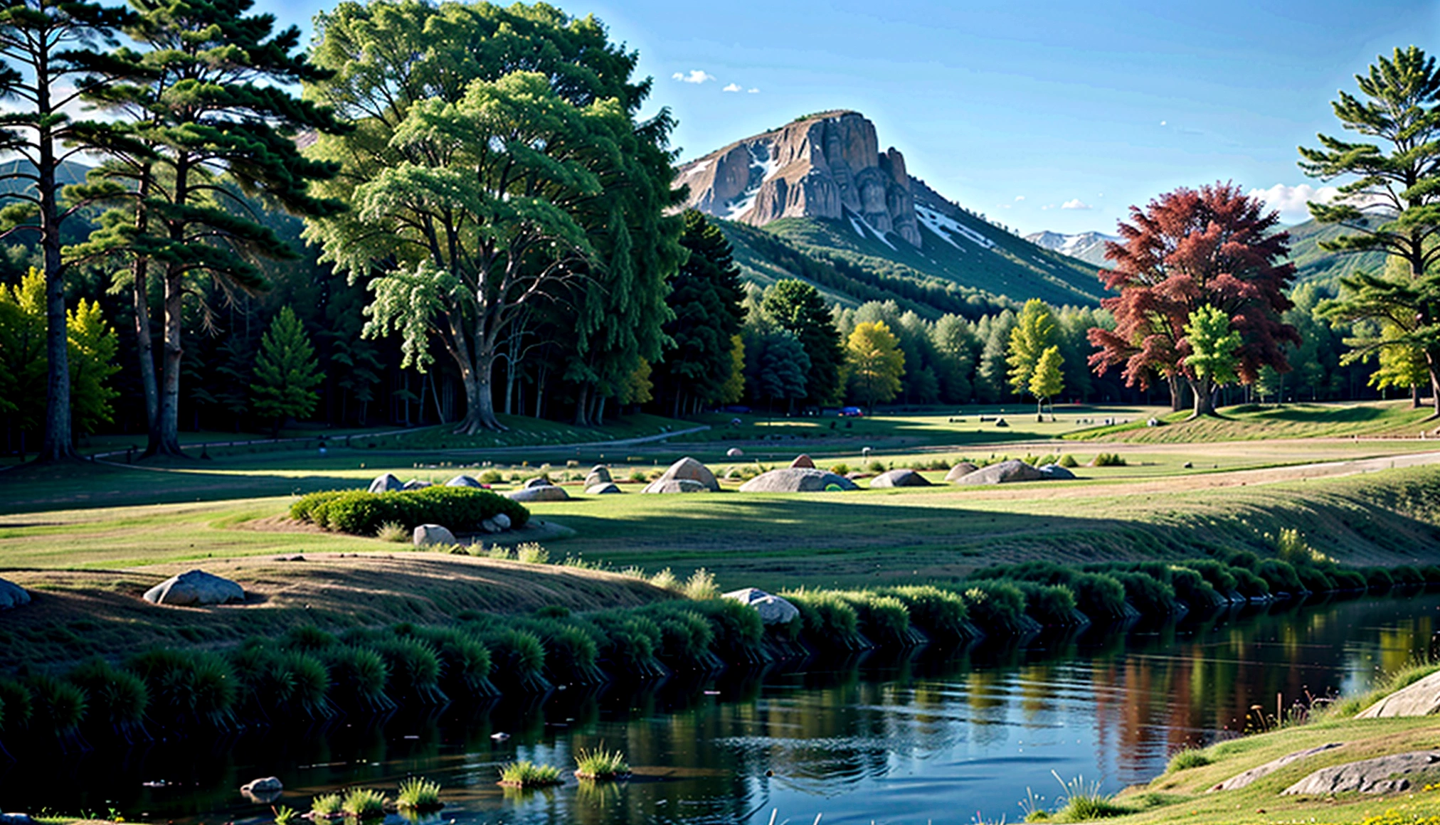 Give me a beautiful, high-resolution landscape image where I see beautiful nature, beautiful as God made it