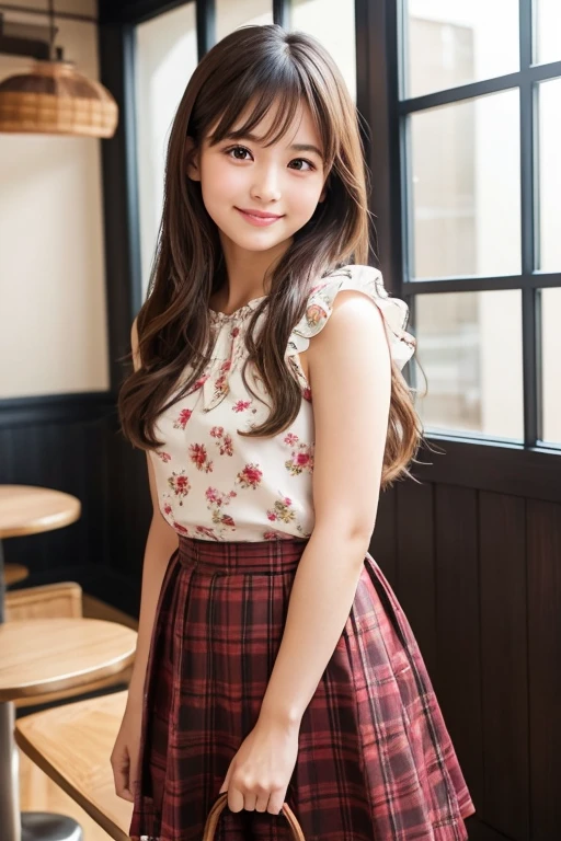 # List of variations in prompts
prompts = [
    "A cute Japanese girl with long dark brown hair, dark brown eyes, wearing a cute frilled top and checkered skirt, in an Instagram-style pose, soft and warm lighting",
    "A cute Japanese girl with long dark brown hair, dark brown eyes, wearing a cute floral dress, smiling at the camera, in a cozy room",
    "A cute Japanese girl with long dark brown hair, dark brown eyes, wearing a stylish casual outfit, posing in a trendy café, bright lighting"
]

# Generate and save multiple images with the same face
for i, prompt in enumerate(prompts):
    image = pipe(prompt, generator=generator).images[0]
    image.save(f"generated_image_{i}.png")
