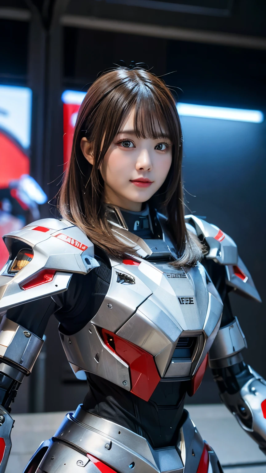 Super detailed, advanced details, high quality, High resolution, 1080p, hard disk, beautiful,(war machine),Armor War,(Rocket Missile)Capture the big picture,beautiful,Mecha cyborg girl,battle mode,Mecha body girl,She is wearing a futuristic war machine weapon mecha