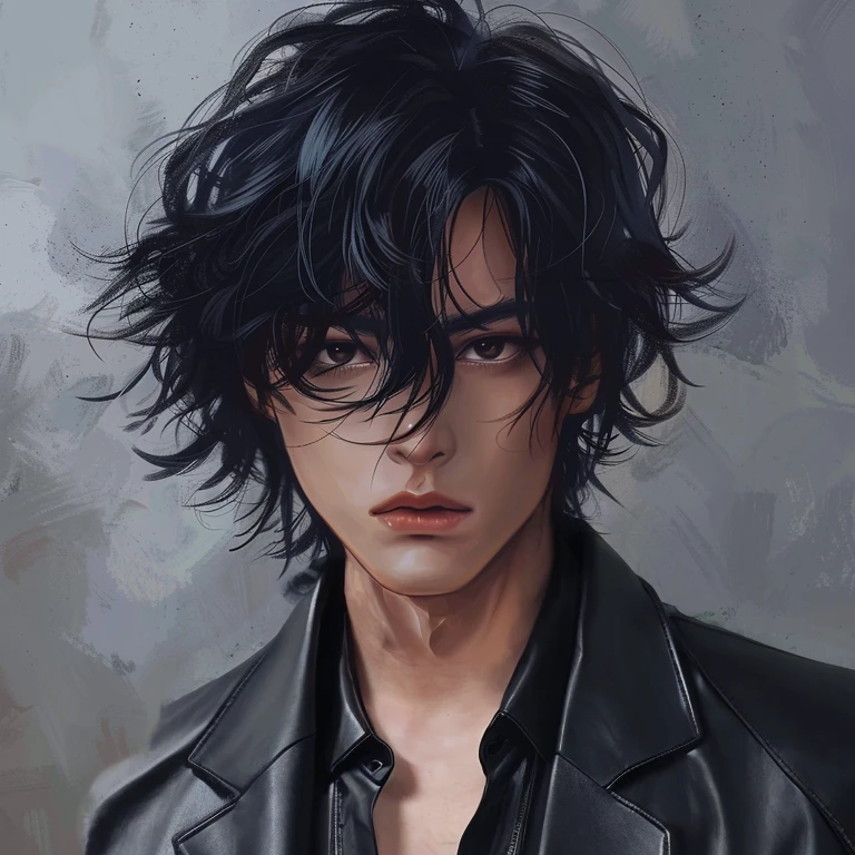 Leather Suit,black