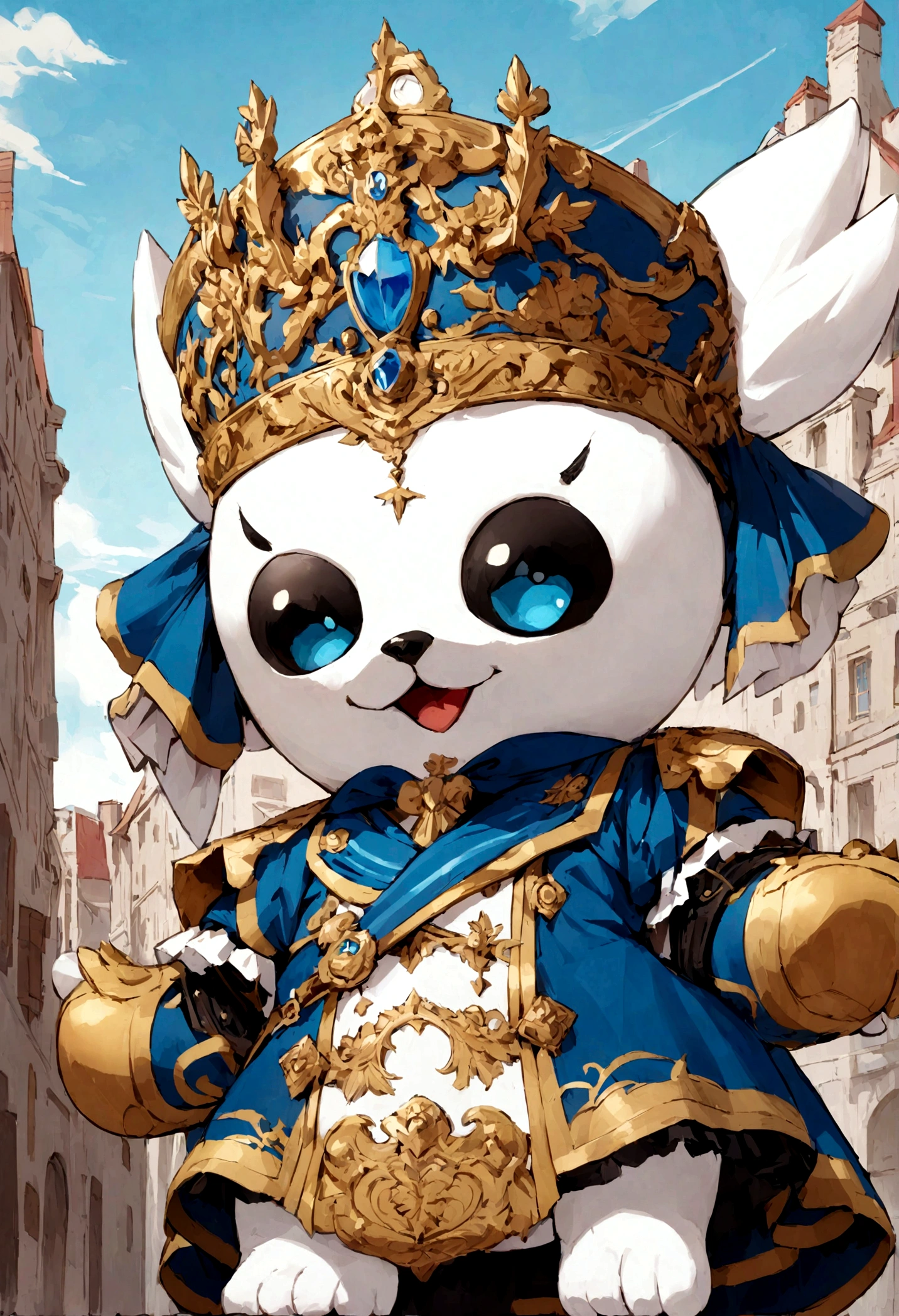 create a mascot for a themed campaign addressing artificial intelligence.