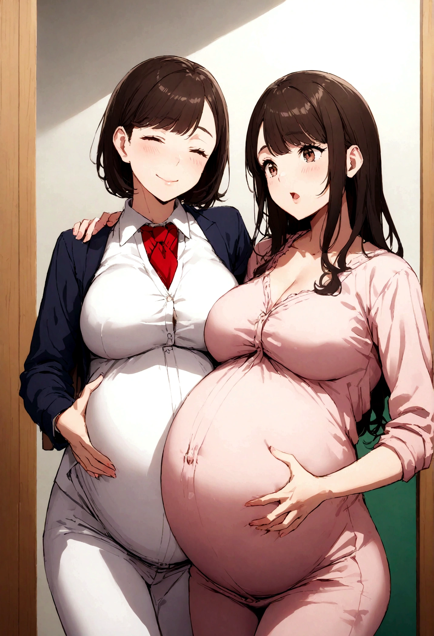 Pregnant teacher