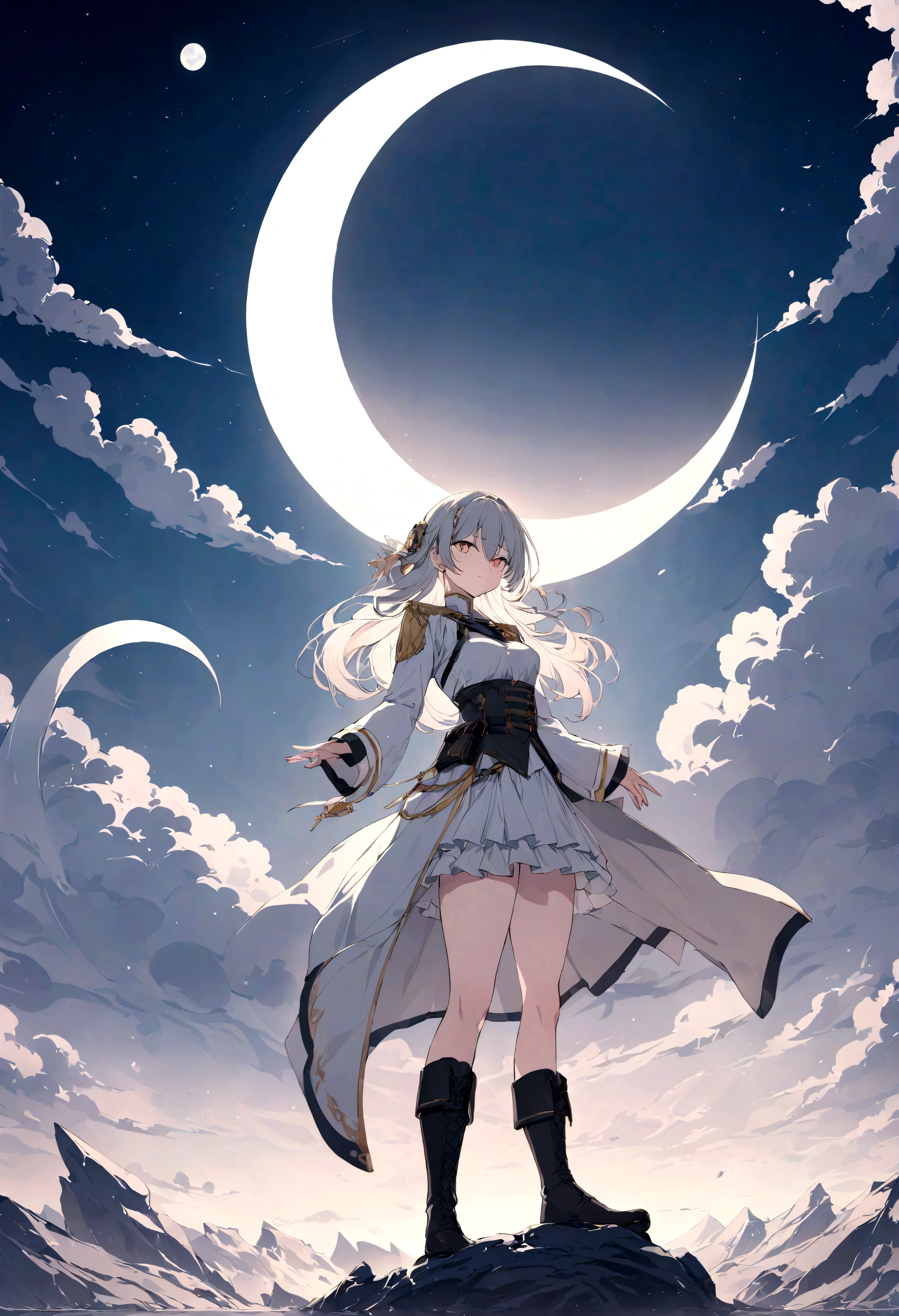 A beautiful soldier moon