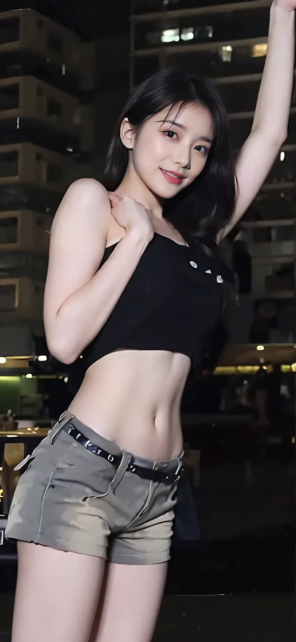 NSFW, ((masutepiece, Best quality)), (Shiny skin), (NFFSW, 8K wallpaper, high resolution), Cinematic lighting, Physically-based rendering, Award-winning, highlydetailed skin, extra detailed face, Eyes with beautiful details, Carl Zeiss 85mm F/1.4, (((1 man and 1 girl, Having sex))), (cowgirl position:1.3), (cum in , On the chest and thighs), Very cute girl, (Brown hair, High ponytail, Almost closed his eyes, face round), Perfect breasts,, (Wearing a naked, Lift up your navy pleated skirt:1.3), (nose blush, Naughty), Look far away, , (Spread legs, thighs focus), In the classroom, A man lies on the floor, blue hour, Shot from below,