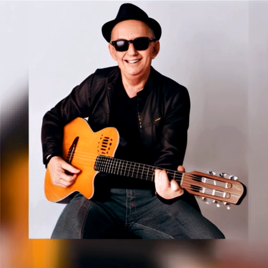 man smiling, wearing glasses and hat