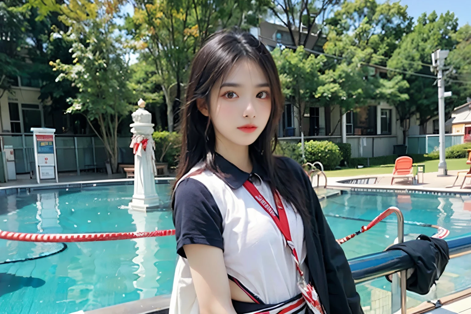 original god, posing,cosplay