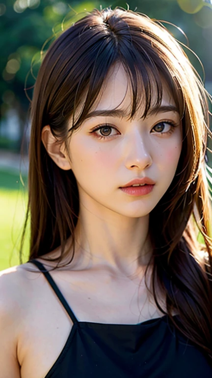 high resolution、Very beautiful woman、(Dasha Taran)、Thoughtful expression、Clear photos、Realistic photos