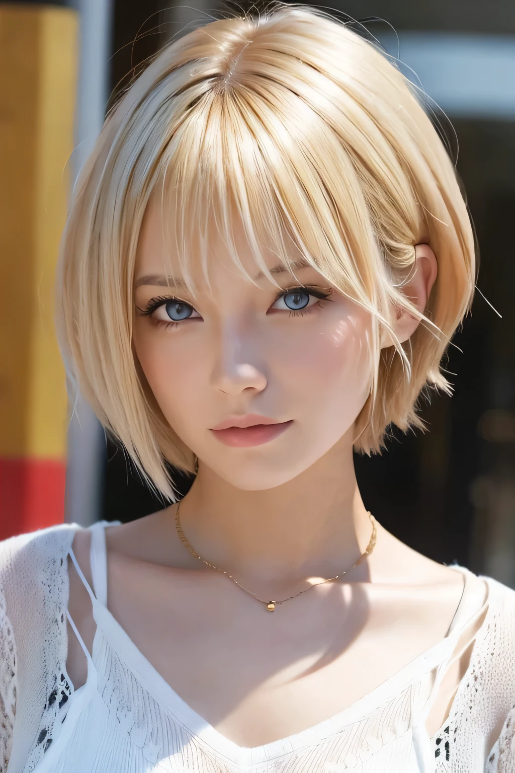 short hair　Blonde
