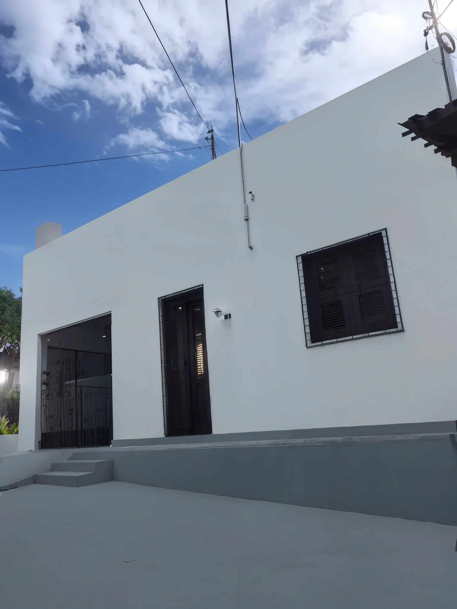 Casa estilo moderno, Lumion Pro rendering, cinematic quality, night lighting, 8k