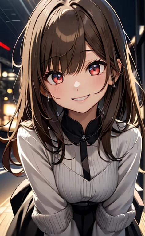 (Photorealistic:1.4)、(asuna,20-year-old:1.5),(masterpiece、lens flare:1.5、spot light:1.2、Exquisite beautiful eye:1.5,portlate),(kind eyes、tareme:1.2),()
、Cute Face、 3D Face、(light brown hair:1.5)、(straight hair),.(long sidelock:1.3),(blunt bangs:1.3),(1 woman)、(Red eyes:1.2)、(cowboy shot:1.5)、(happy smile:1.5)、(head tilt) ,(Cute face:1.2),(flat chest),(),kind face,(white red gothic lolita neck holder dress),(black background:1.5)、(glowing eyes:1.3)、()、 Neat and clean、Adorable、Demure,Slim Body(),Shiny Hair、()、Nijisketch,Manga,beautifuljapanesewoman
