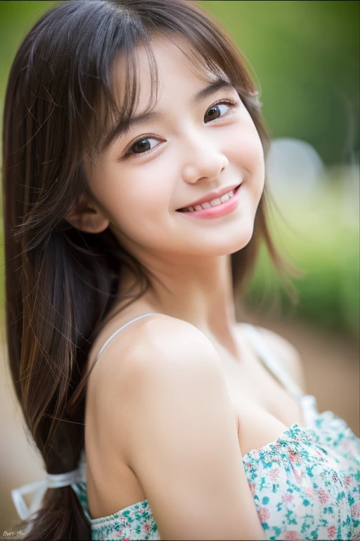 (8k、RAW Photos、highest quality、masterpiece:1.2)、(Realistic、Realistic:1.37)、Very detailed、超A high resolution、1 girl、View your viewers、Beautifully detailed face、Laughter、narrow、(Slim waist) :1.3)、Beautiful and detailed skin、Skin Texture、Floating Hair、Professional Lighting、Human whole body、smile、18-year-old、Red ribbon、Baby Face、子供っぽいsmile、Sappin&#39;&#39;&#39;&#39;&#39;&#39;、Moisturizing lips、Pale pink lips、Braided Hairstyles、Umbilical cord prolapse、A cup breasts、Cleavage、hot spring、((naked))、Browsing Caution、