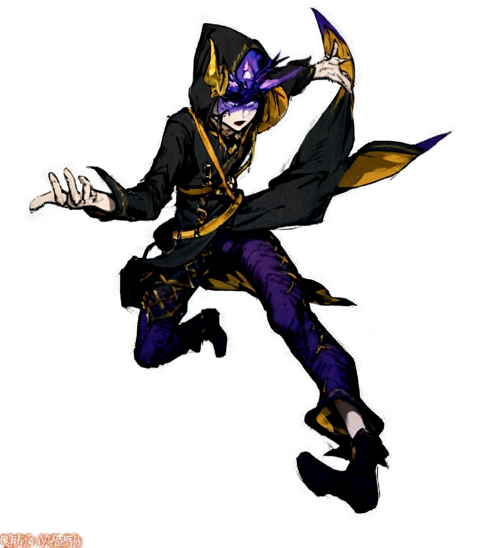 male wizard,Black Hood,highest quality,Seventh Dragon,effect