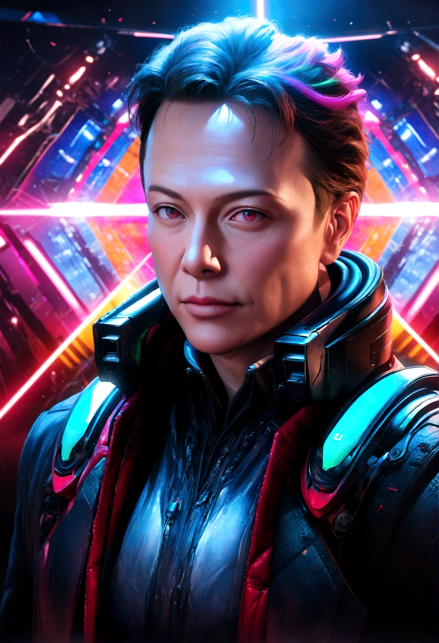 elon musk, anime style, highly detailed, genius businessman, innovative entrepreneur, futuristic technologist, colorful image, bright image, photorealistic, 8k, ultra-detailed, cinematic lighting, dramatic lighting, vibrant colors, masterpiece, studio lighting, hyper realistic, digital painting