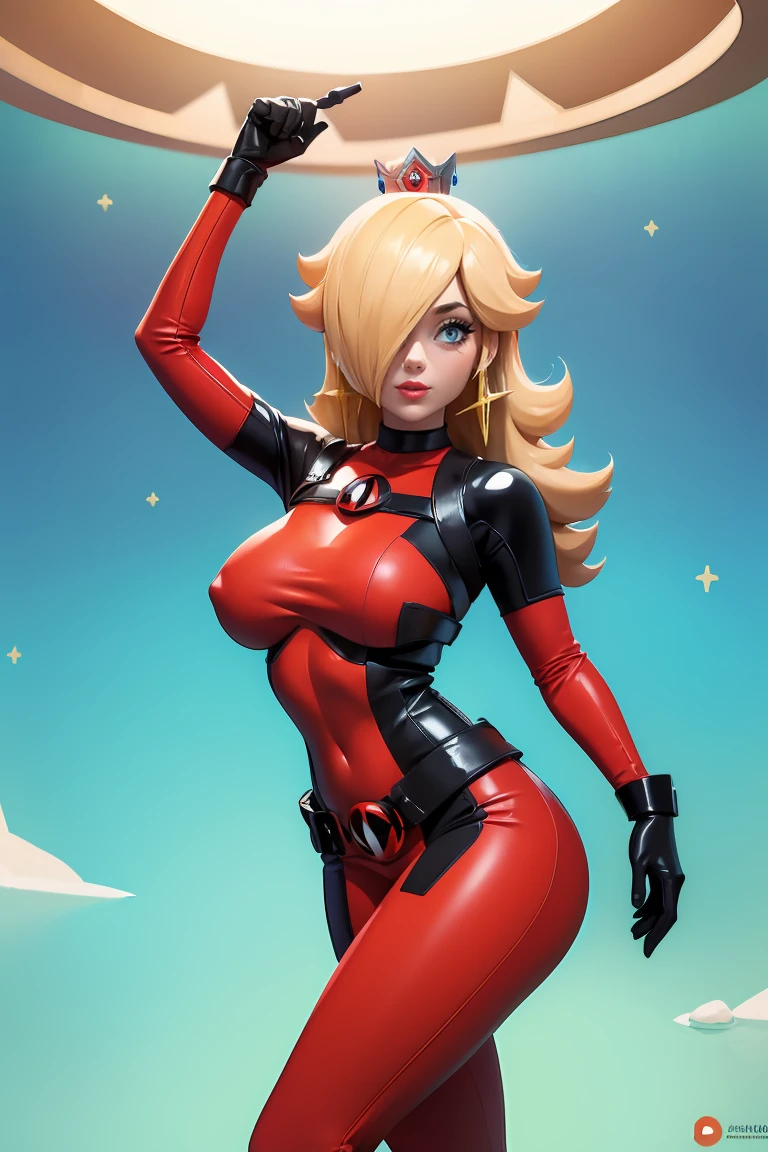 (best quality). (Ultra Detalhado). (1girl), Olhando para o Viewer. (Antecedentes detalhados). belos olhos detalhados. rosto delicado e bonito. (high saturation), seios grandes, droopy breasts, sexy Deadpool costume, full body, long legs, big breasts,