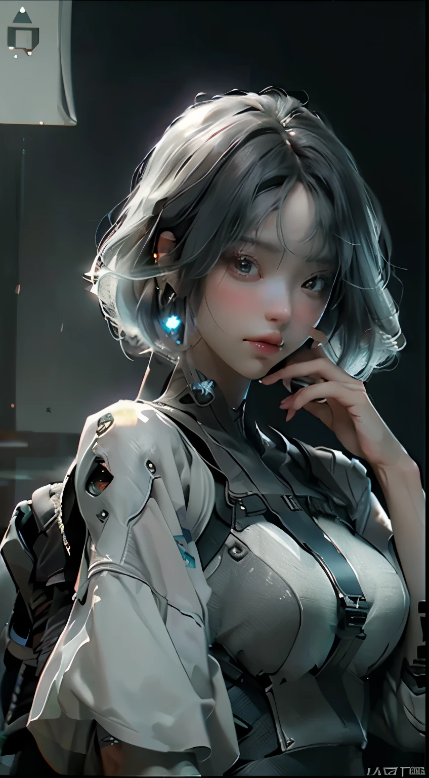 ((best quality)), ((masterpiece)), (detailed:1.4), 3D, Image of a beautiful cyberpunk woman,HDR (High Dynamic Range),Ray tracing,NVIDIA RTX,Super Resolution,Unreal 5,Subsurface scattering,PBR Textures,Post-Processing,Anisotropic filtering,Depth of Field,Maximum clarity and clarity,Multi-layered textures,Albedo and specular reflectograms,Surface shading,Accurate simulation of the interaction between light and material,Perfect proportions,Octane Rendering,Two-color lighting,Large aperture,Low ISO,White Balance,Rule of Thirds,8K Native,