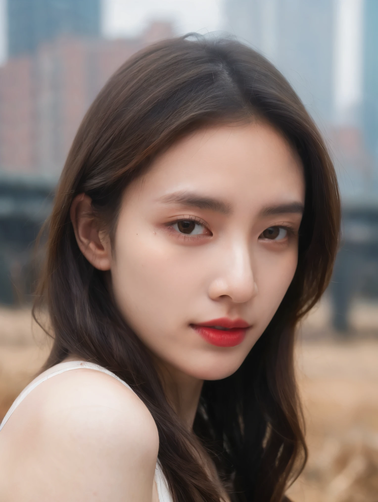 (1girl:1.3), solo, (((extremely detailed face))),(((extremely detailed eyes and face))),beautiful detailed eyes,body-parts__, official art, unified 8k wallpaper, super detailed, beautiful and aesthetic, beautiful, masterpiece, best quality, raw, masterpiece, super fine photo, best quality, super high resolution, photorealistic realism, sunlight, full body portrait, amazing beauty,, dynamic pose, delicate face, vibrant eyes, (from the front), she is wearing a Spider-man suit, red and black color scheme, spider, very detailed abandoned warehouse background, Detailed face, detailed complex busy background, messy, gorgeous, milky white, highly detailed skin, realistic skin details, visible pores, sharp focus, volumetric fog, 8k uhd, DSLR, high quality, film grain, fair skin, photo realism, lomography, huge metropolis in future dystopia, seen from below, translucent