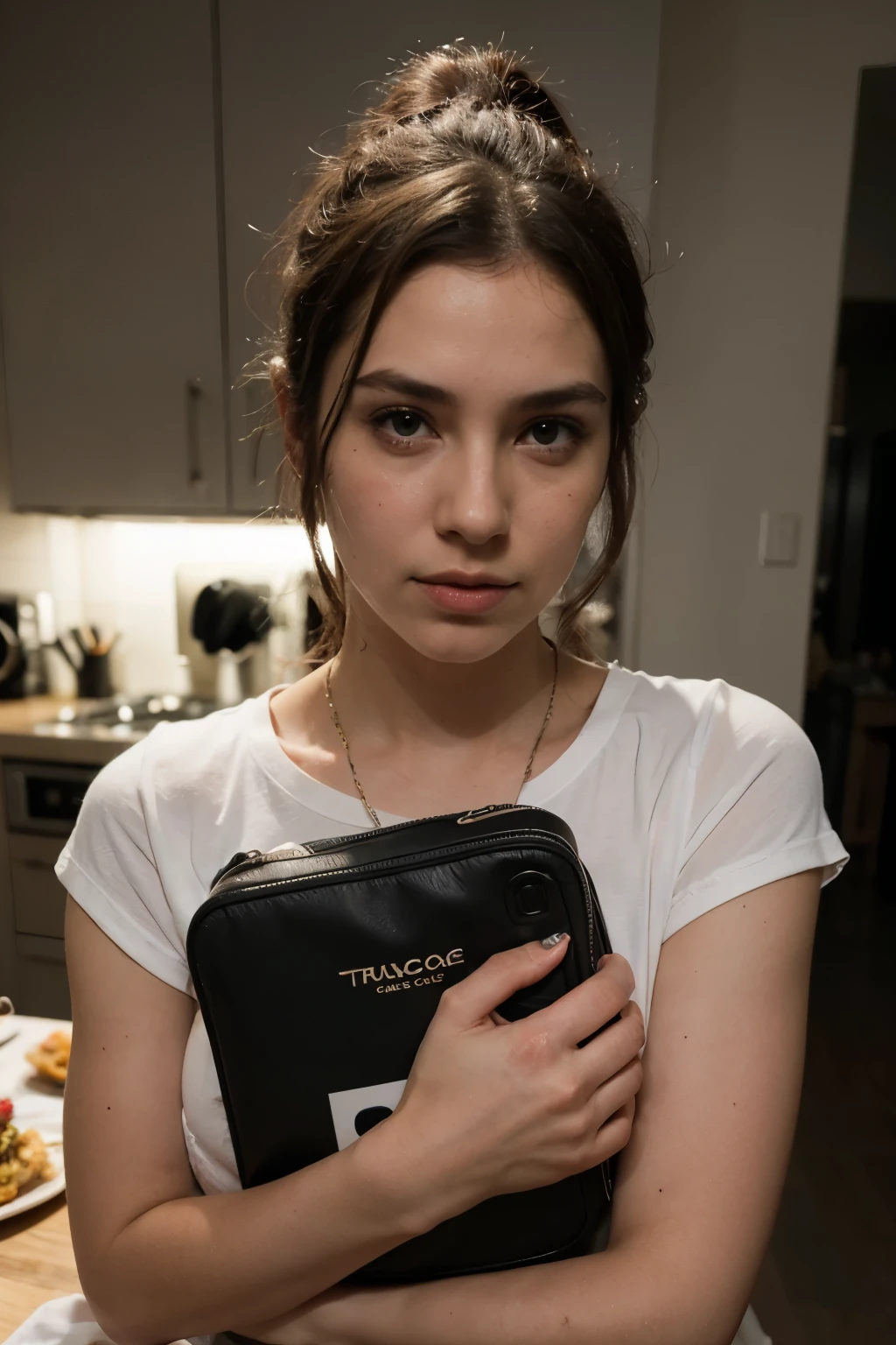 QUIERO UNA MODELO CON CARTERA Y UNOS TACOS EN COLOR OSCURO, SU CARA PERFECTA, LOS TACOS Y LA CARTERA TIENEN QUE SER DEL MISMO COLOR, TODO ESTO CON UN FONDO LLAMATIVO COMO UNA FIESTA DECENTE O AL FRENTE DE UNA EMPRESA
