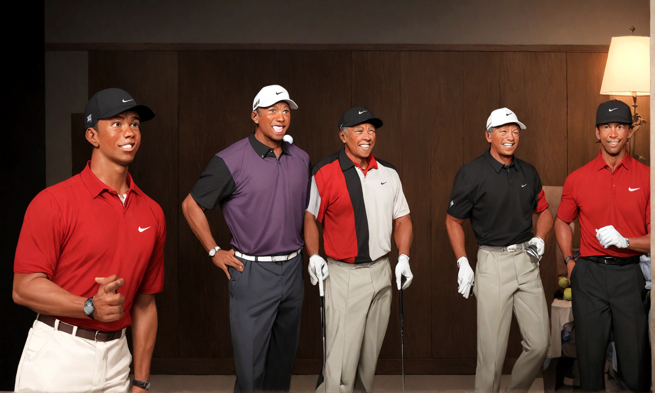 Photos of a peaceful mountain retreat,original,tiger woods, famous golfer, It is famous for its outstanding athletic ability and concentration.., Strong attitude on the golf course, Often wore his trademark red shirt and black cap during tournaments... His appearance, It combines the poise of a sportsman with the sophistication of a celebrity.., It made him an iconic figure in golf...