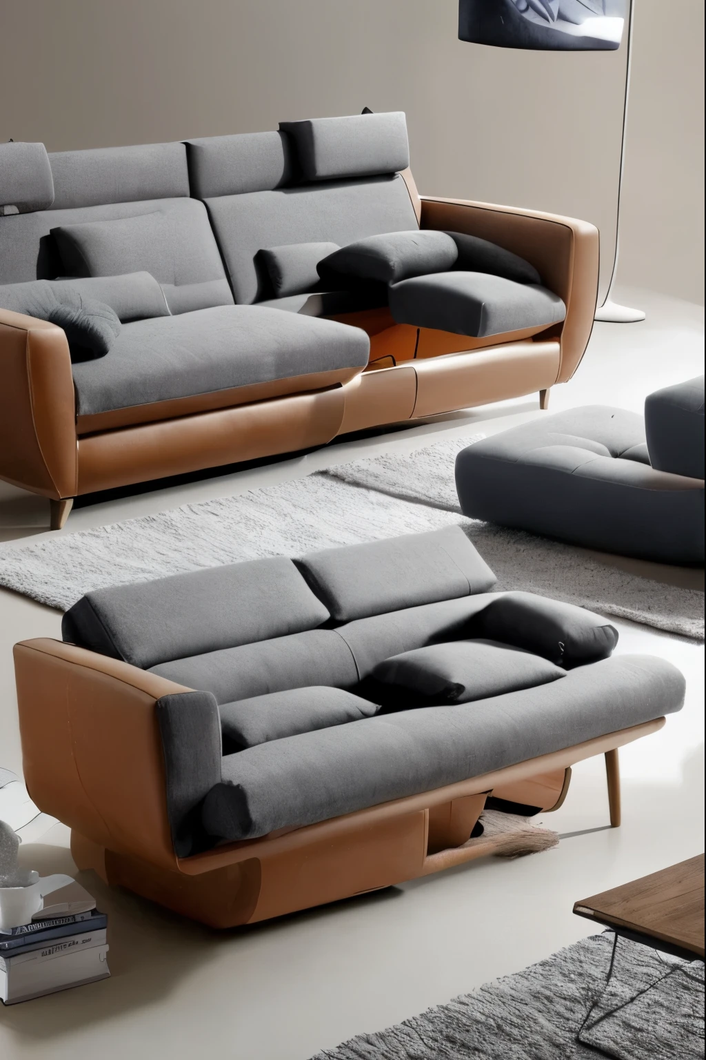(1 person sofa:200%), a space of one's own, comfortable sofa, design table, warmth, advanced