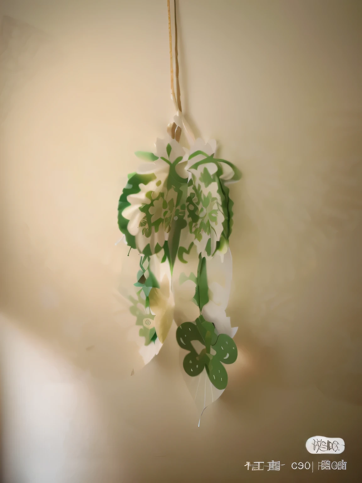 Paper Cutting,Decorations, Paper decoration,butterfly earrings,Paper Cutting,Green on white