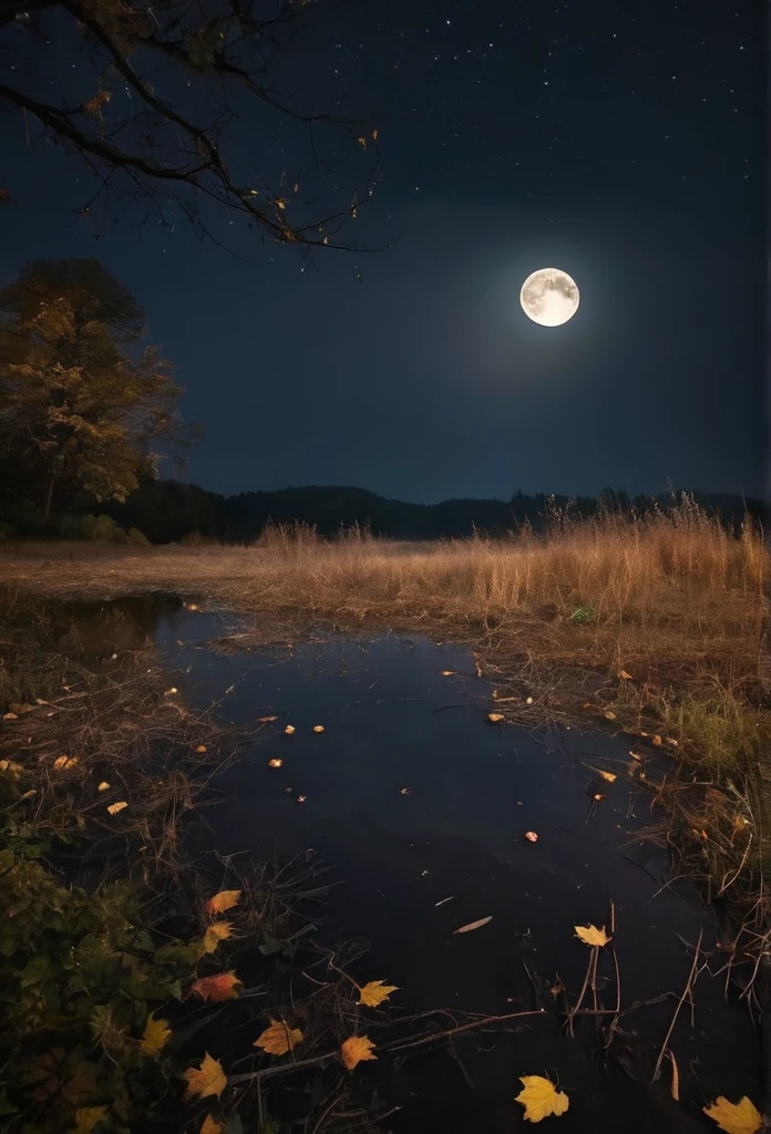 It's not just autumn for me,
When I was watching the beautiful moon, I thought about so many things... I felt kind of sad.