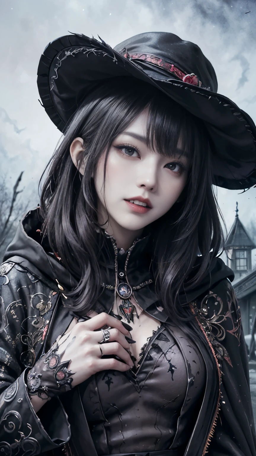 (highest quality,High resolution:1.2),(dark,Threatening:1.1),(Regrettably:1.1), (devilのテーマ:1.5),(dark horror theme:1.5),(Thriller:1.5),(Inspiration from Stephen King:1.5),(Dark fantasy:1.5), (Ink and watercolor:1.5), (black and white color:1.5), (Ominous Landscapes:1.5),(Countless stars fly away:1.5),(Ruined:1.5),(Ruined village:1.5),(1800s:1.5), (Ruined theme:1.5),(There's a lot of dust flying up there:1.5),(puddle:1.5),(Dirt roads:1.5),(Absurd:1.5),(wonderful:1.5),(highest quality:1.5),(masterpiece:1.5),full length,Qu美術z Lepidolite Woman in a Red Dress, (Powerful figures:1.1、Big Breasts、Glasses) 、 ((((Round Glasses)))),(((Big Breasts)))、,(((Twisted corners,Fiery crown:1.1 Nicola Samori,Wangechi Mutu))),prime color,Urban,Very detailed,masterpiece,Intricate details,Faded,eyes Very detailed, Eye for details,4K resolution,to be born, Nikon Z9,Scary Town,full length,evil ghost, Winnie the Pooh Rainbow,Intricate details,Very detailedな, Realistic,, 暗くてSpooky atmosphere, Spiritual Beings, Hauntingly beautiful, Ghostly figures, Swirling Mist, Supernatural existence, devilの本質, Shadowのような形, Spooky whispers, Ominous Aura, HeArt of a Goth Maiden, Very dark shade.Her Eyes, Like dazzling fur in a starless haze,A symphony of despair in their eyes.Her Mogul Snaps, Mysterious Cemetery,Think about it, The source of her sadness.Black hair swaying in the moonlight,She weaves despair into her dreams.oh, Her Soul, Shadow'Embrace,
Take me to space.At each step of the Kelhudelgoring, She summons darkness,Dance of the Void, (Beautiful vampire high-ranking wizard: 1.7), (2つのthick, length, Sharp vampire teeth protruding from lips: 1.7), (Wizard wearing black hat: 1.6), (An intricately decorated jet-black cloak: 1.6), (Delicately decorated cloak, although it is damaged: 1.5), Hypermaximalist, Breathtaking oil paintings, 超Realisticな, Ultra-realistic digital illustrations that mimic the style of oil paintings, アレックス・グレイのサイケデリックな先見の明のある芸術とHRギーガーのto be born体力学的テーマの美学をシームレスに融合. wonderful構成, (devil,Satan,Lucifer:1.1),(devilish:1.1),(Red eyes glow:1.6)、(Red glowing eyes,Sharp teeth:1.1),(Black wings,thick:1.1),(hellish landscape:1.1),(fire,sulfur:1.1),(Threatening atmosphere:1.1),(dark shadows,Threatening presence:1.1),(Unlucky Clouds,Stormy Skies:1.1),(dark,Spooky atmosphere:1.1),(Aura of misfortune,Evil energy:1.1),(dark aura,cigarette:1.1),(Extreme heat,Burning Flames:1.1),(Nightmare Visions:1.1),(Predicting the end:1.1),(Whispers of misfortune,devilish laughter:1.1),(Cry of pain,echoing screams:1.1),(Bad luck symbol,Ancient runes:1.1),(Mysterious Relic,dark 美術ifacts:1.1),(Infernal Ritual,Ritual sacrifice:1.1),(devilish minions,creatures of darkness:1.1),(Desolate wilderness:1.1),(University of the Soul,Suffering Soul:1.1),(Eternal Ruin,A hopeless existence:1.1), 廃棄メカの背景にShadow響を受けた. Art created by Craig Mullins, Necrostyle., Detailed Description, Futuristic sci-fi scene. Focus on SF concept art, Vivid colors and sharp focus.