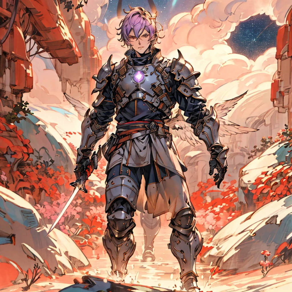 A man wearing a combat suit made of fantasy-style biotech cloth, glowing eyes, the design balances weight with agility, a light sword, this character embodies a finely crafted, anime-style, surreal fantasy wizard hero. exquisite and mature manga art, (battle damage, element, plasma, energy, armor shine), ((male: 1.5)), metallic, real material texture, dramatic, high definition, best quality, high resolution , ultra-detailed, ultra-fine painting, extremely delicate, professional, perfect body proportions, golden ratio, anatomically correct, symmetrical face, extremely detailed eyes and face, high quality eyes, creativity, RAW photo, UHD, 32k, natural light , cinematic lighting, masterpiece with perfect anatomy, masterpiece: 1.5