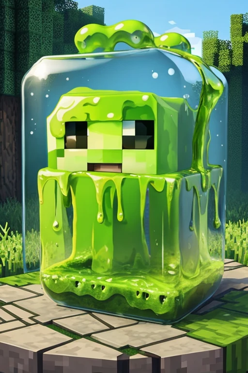  Minecraft Slime Always Don&#39;t Wear Panties, feliz, sorriso, Boca aberta, cantoria, Dancing, mais alta qualidade, high resolution. detalhes intrincados,da mais alta qualidade, Chromatic aberration, 1 garota em, Sozinha, saia molhada, Slime, cabelo longo, coxas coxas coxas coxas, Cauda dupla, mangas destacadas, gravata, Thigh botas longas, botas longas, sem mangas, headphone headset, water eyes, saia plissada, water hair, corpo todo, sem mangas Shirt,  Fundo, Very cabelo longo, fundo branco, black shoes, coxas pretas, Hair Ornament