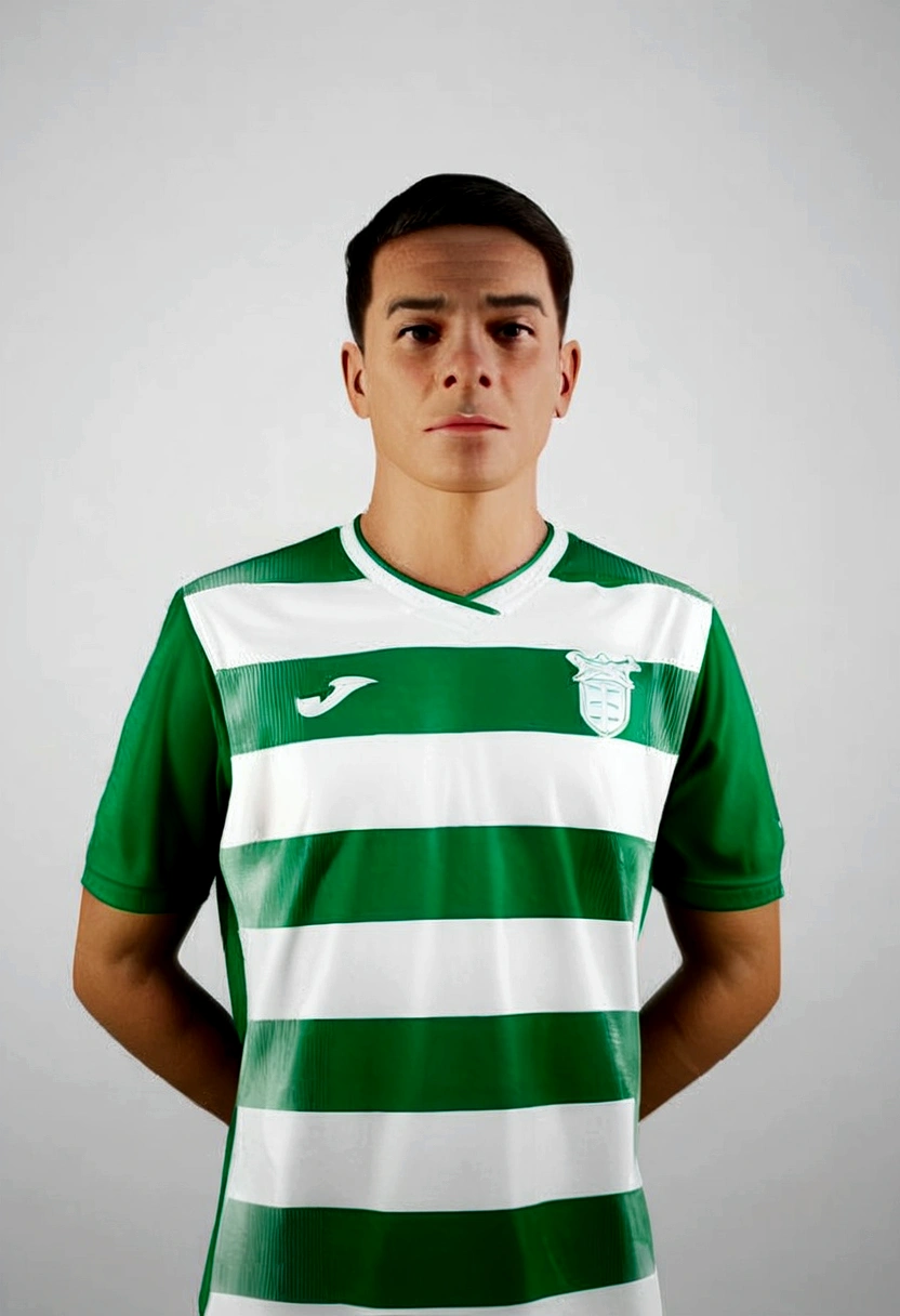 personagem dos desenhos animados de um jovem 16 anos, com olhos castanhos, ança football club football equipment, animation character, Caractere estilizado, animation style rendering, 3D estilizado, Arnold Maya rendering, Stylized 3D rendering, toon render screenshot, Personagem 3D, Personagem 3D, Stylized 3D rendering, 3D character rendering, personagem de desenho animado, Personagem de close up, Pose de personagem,  (Estilo Pixar) (parte mestre:1.2) (Bokeh) (melhor qualidade) (pele detalhada) (textura detalhada) (8K) (argila) (cinematic lighting) (sharp focus