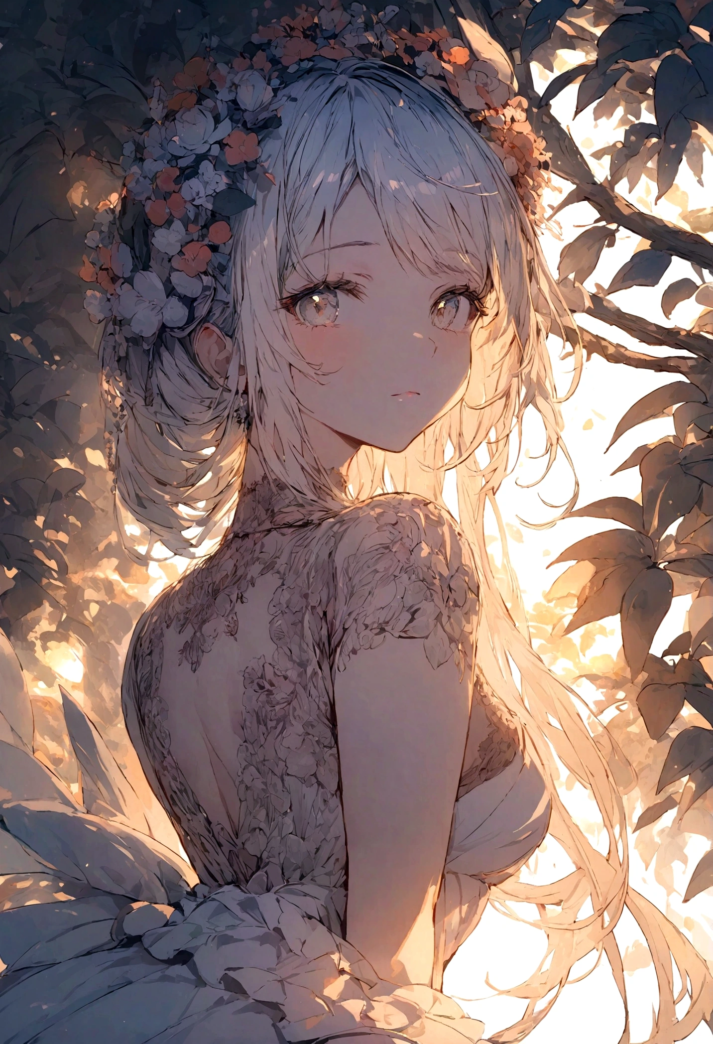 Animemilf pooping in yard