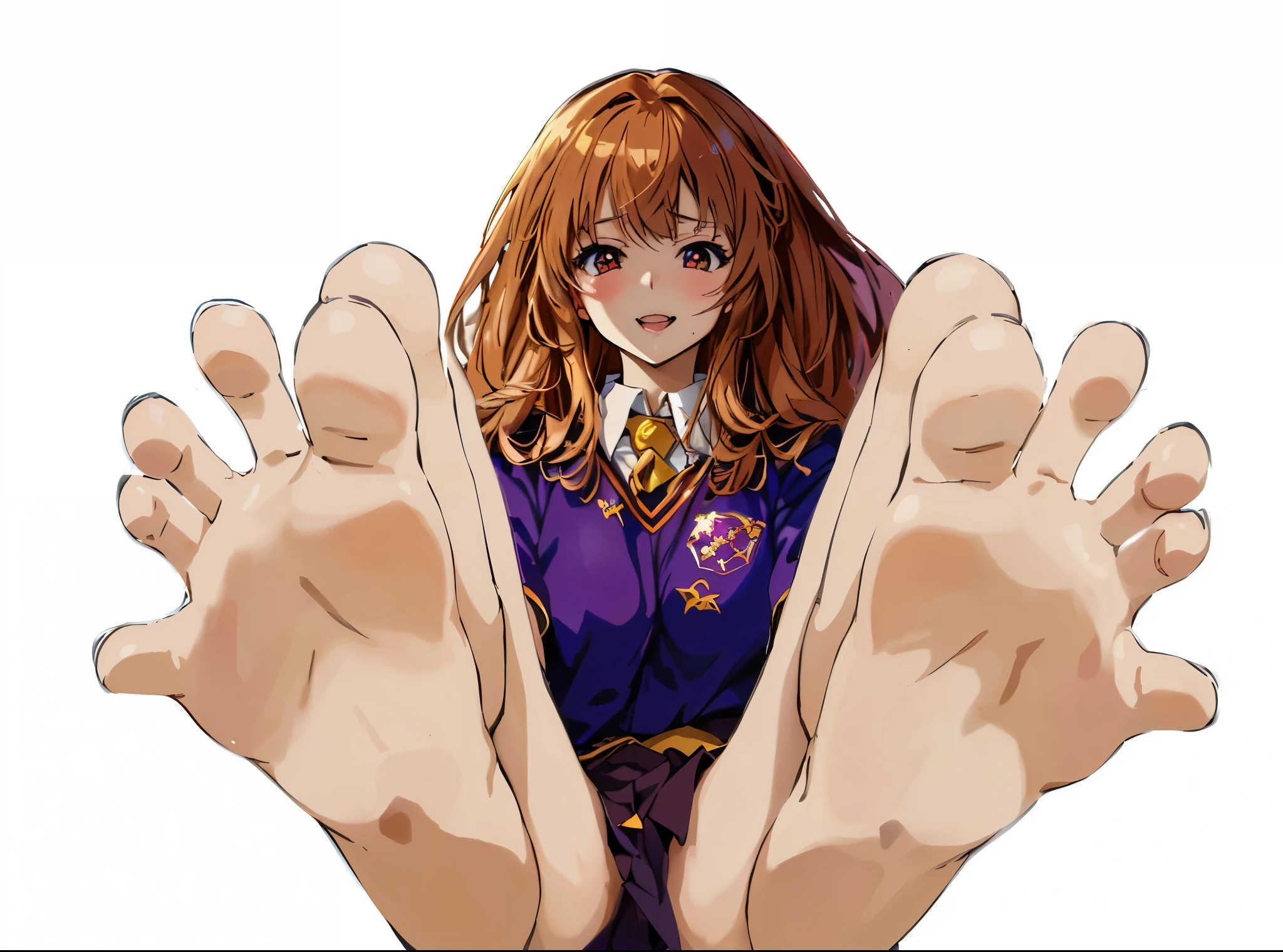 Anime Girls with her hands up in the air, beautiful Anime Girls squatting, Anime Best Girl, Surreal , Anime Moe Art Style, Naughty anime style, seductive Anime Girls, the Anime Girls is crouching, It's pixiv, , (Anime Girls), Beautiful anime school girl, cute Anime Girls, Hermione Granger, Sole, barefoot