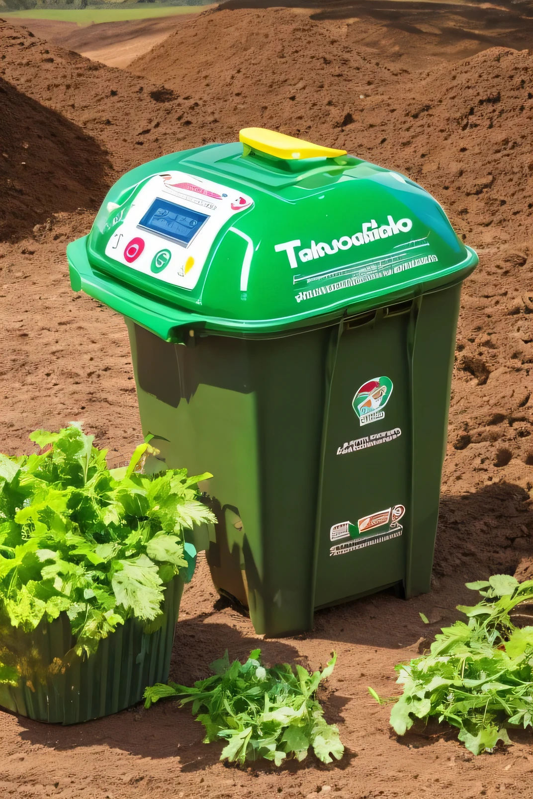 tacho para hacer compost o abono