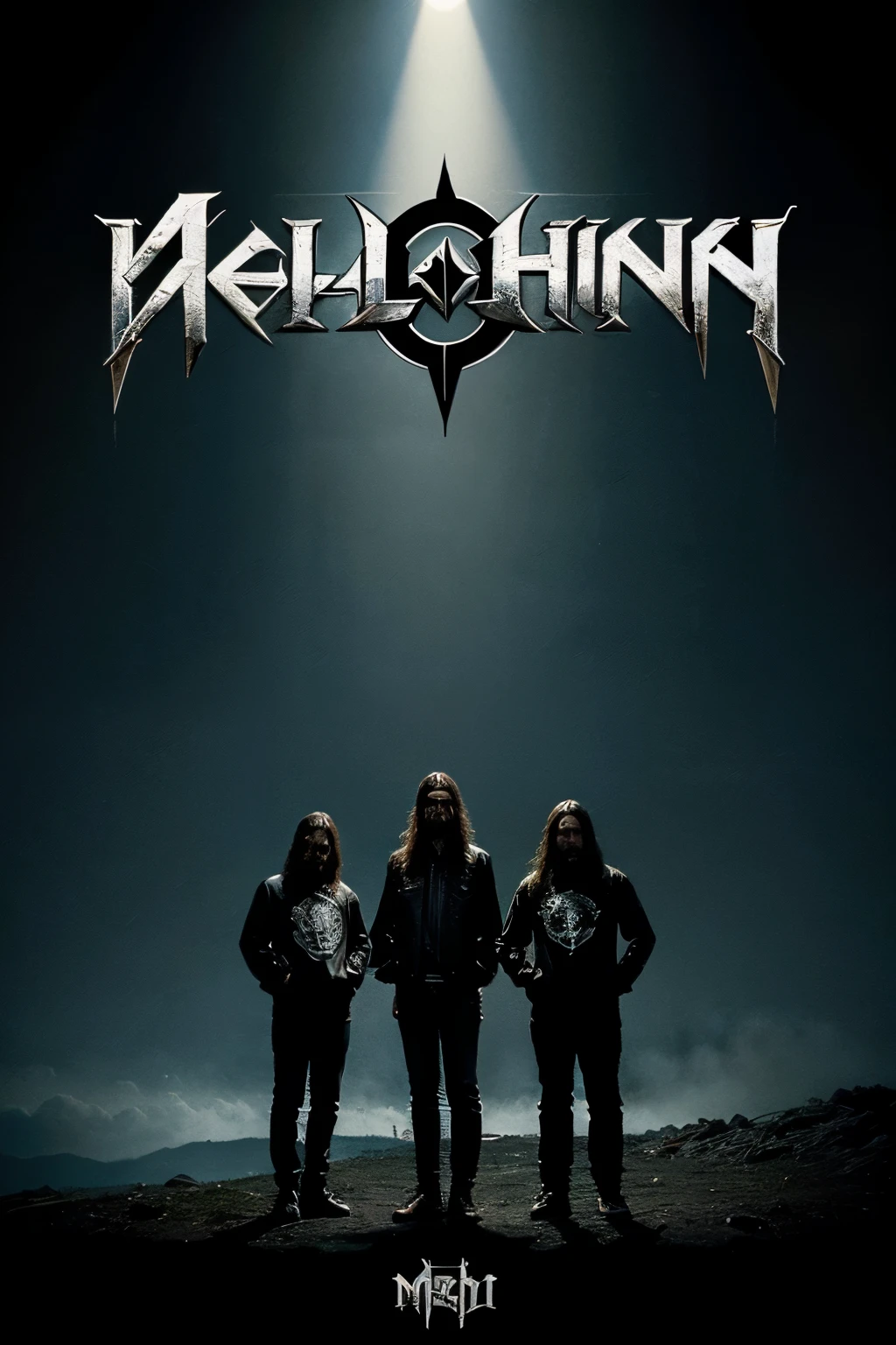 cria uma logo pra minha banda no estilo das bandas de metal dos anos 80. a minha banda chama Vallhein
