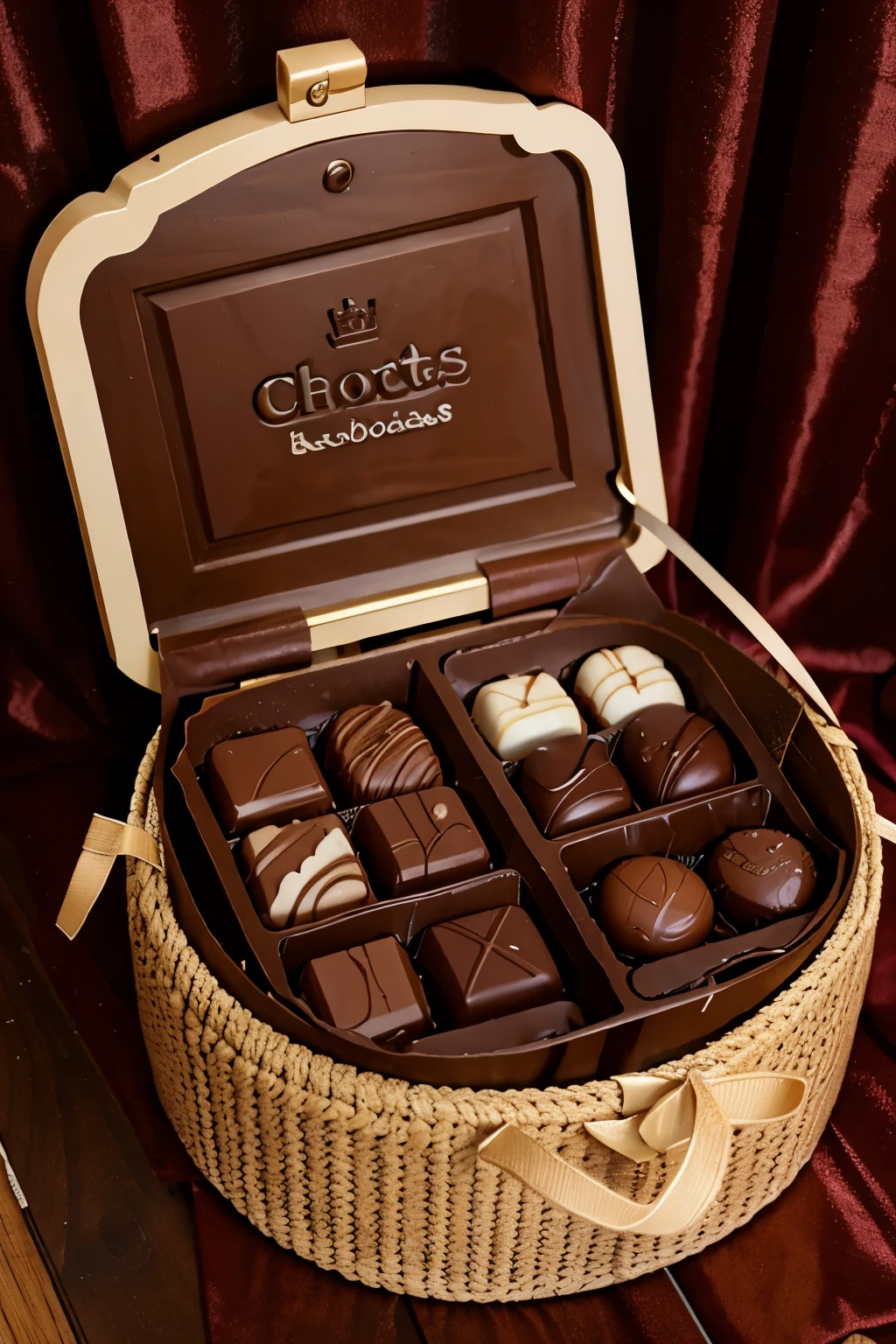 Cesta de chocolates