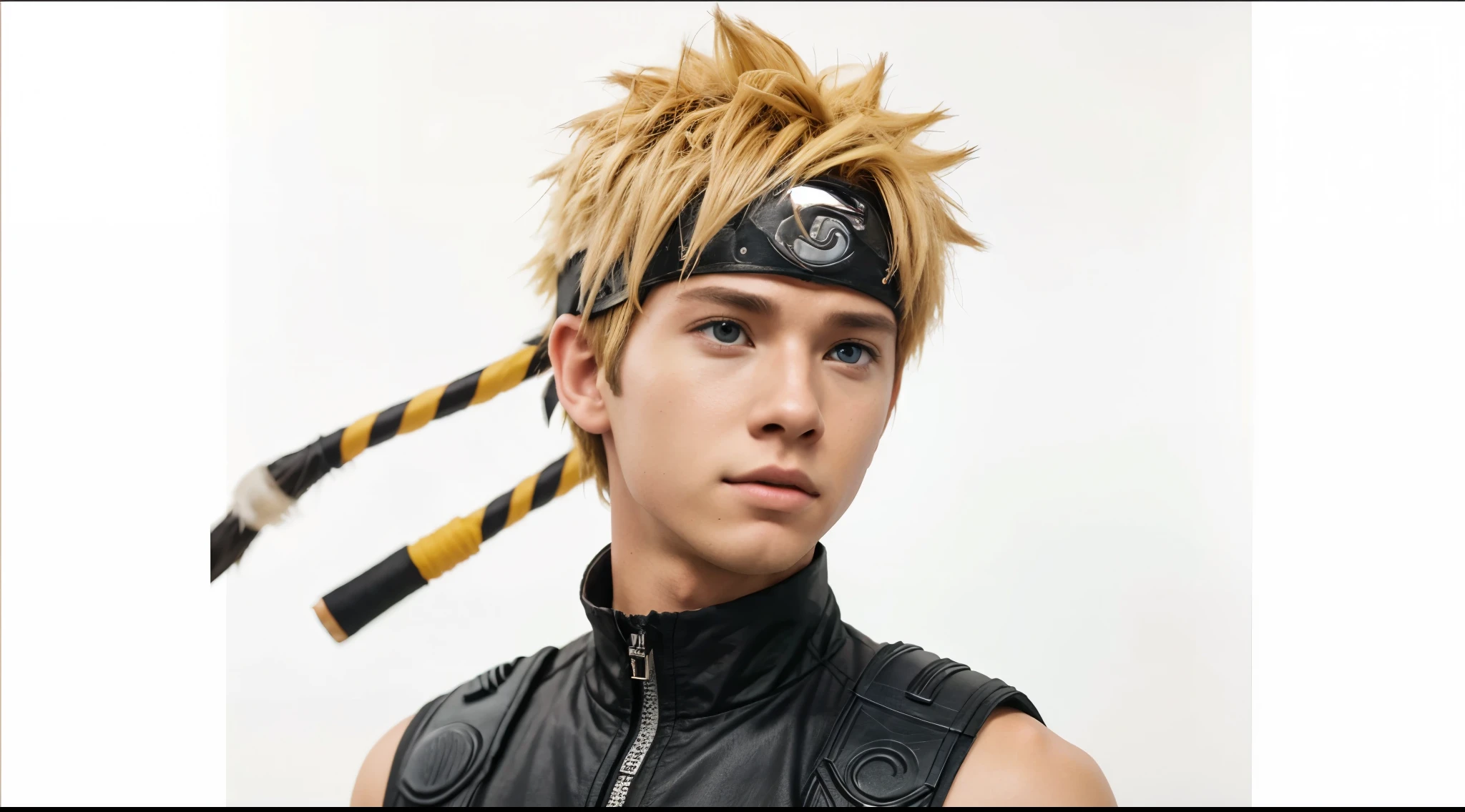 Jeremy Sumpter as Naruto Uzumaki, very handsome, realistic, 18 years old