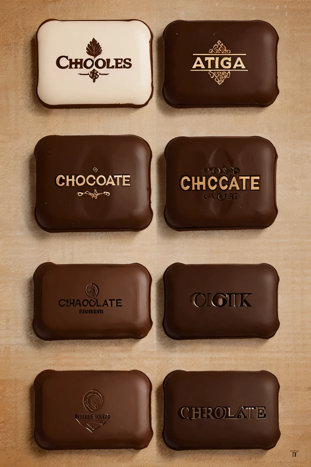 Logos para emprendedores de chocolate 