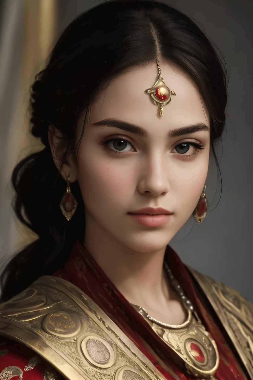 ((best quality)), ((masterpiece)), (detailed), perfect face, a warrior