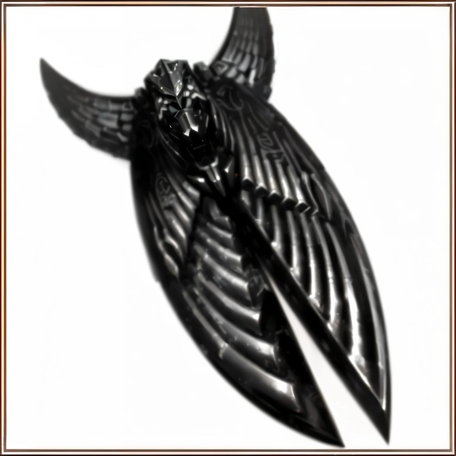 a close-up black and white photograph of a bird, armor style of H.R. Giger, H.R. Giger hieroglyphs, (H.R. Giger), Deviwings, style of H.R. Giger, (H.R. Giger), a terrifying cosmic entity with wings, H.R. Giger concept art,real robot,