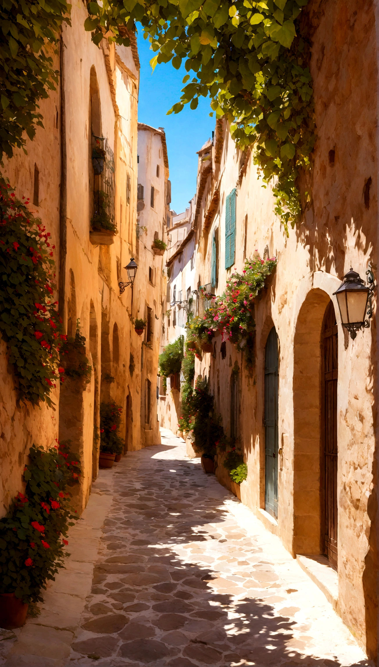 photo de voyage en Espagne avec du soleil  
