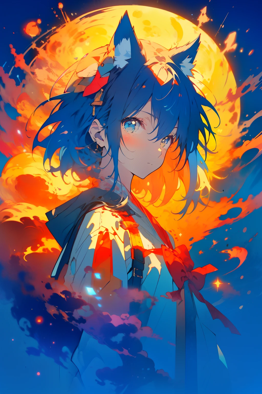 (Jaded Vector image:1.3) of (Technical illustration:1.3),(Peaceful:1.3) A photo of a girl, cat girl, cat ears, kitsune, skirt,,(Flat style:1.3),Illustration,Behance,(Colorless:1.3), masterpiece, extreme details, detailed, focus, masterpiece, realistic, photorealistic, 4k, 8k, 16k, highres, shiny, shiny hair, shiny skin, shiny clothes