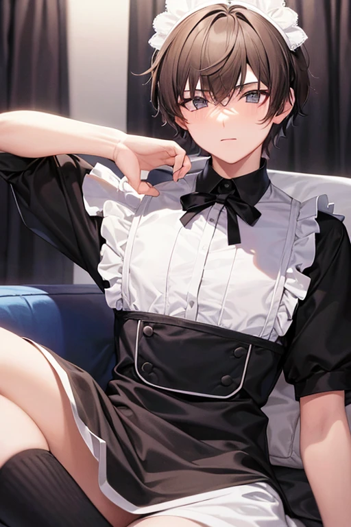 a 20 year old boy maid (short hair)