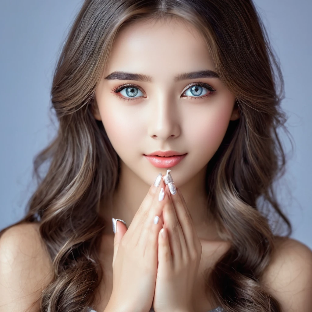 ((masterpiece, top quality, super definition, high definition)), solo, beautiful girl, shining eyes, perfect eyes, , fingers of the hand five, silver theme,