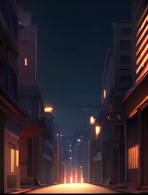 roy_arashi, best quality, ultra detailed CG unit 8k wallpape, , best quality, ultra detailed CG unit 8k wallpaper, city, night, perspective , without people , setreet ,