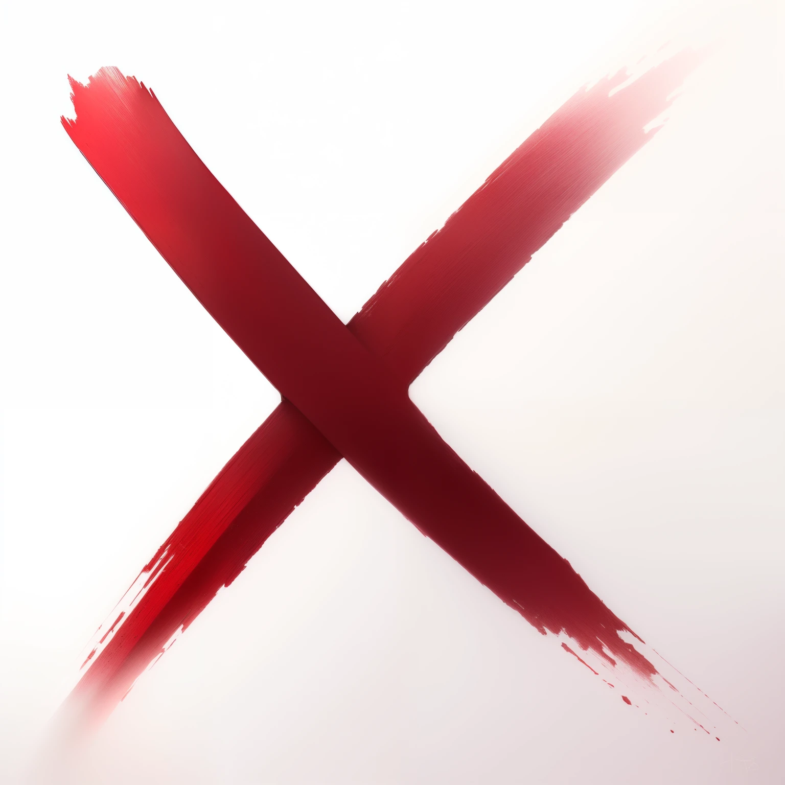 a Croix Rouge drawn with a brush on a white background, pas de texte, Hyperrealistic image of X, Logo X, clair, pas de couleur rouge, hatched, pas de texte!, Croix Rouge, sans texte, uncompressed png, aucune signature, retirer, no harvest, non - texte non - logo, logo sans texte, pas de personnage supplémentaire, retirerd watermarks