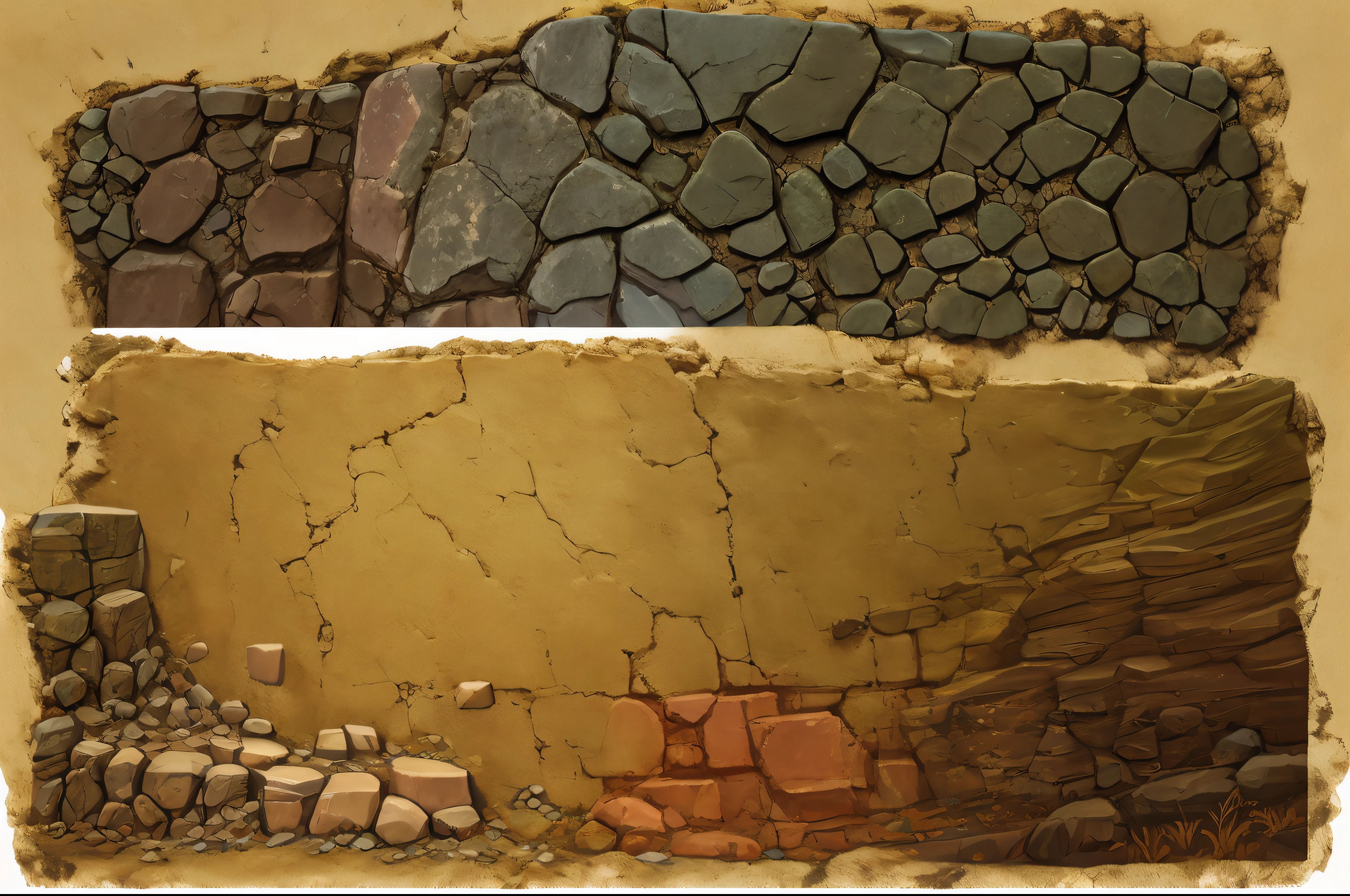 un primer plano de texturas separadas tileable tile set asset game 2d texture diferentes de rocas, Estructuras rocosas altamente detalladas, Texturas pintadas a mano, Textura del juego, various origins, Texturas estilizadas pintadas a mano, mapas de texturas pintadas, Texturas estilizadas, Textura de videojuegos, textura de juego perfecta, texturas de desarrollo, Arte de fondo, Texturas de alta calidad, Textura plana, texturas en capas estilizadas, diferentes texturas y materiales, Texturas realistas Hoja de activos del juego, Textura para 3D, Textura para 3D, texturas de desarrollo, diferentes texturas y materiales, Texturas pintadas a mano csped pidras separadas recursos para videojuegos asset de texturas 2d separadas