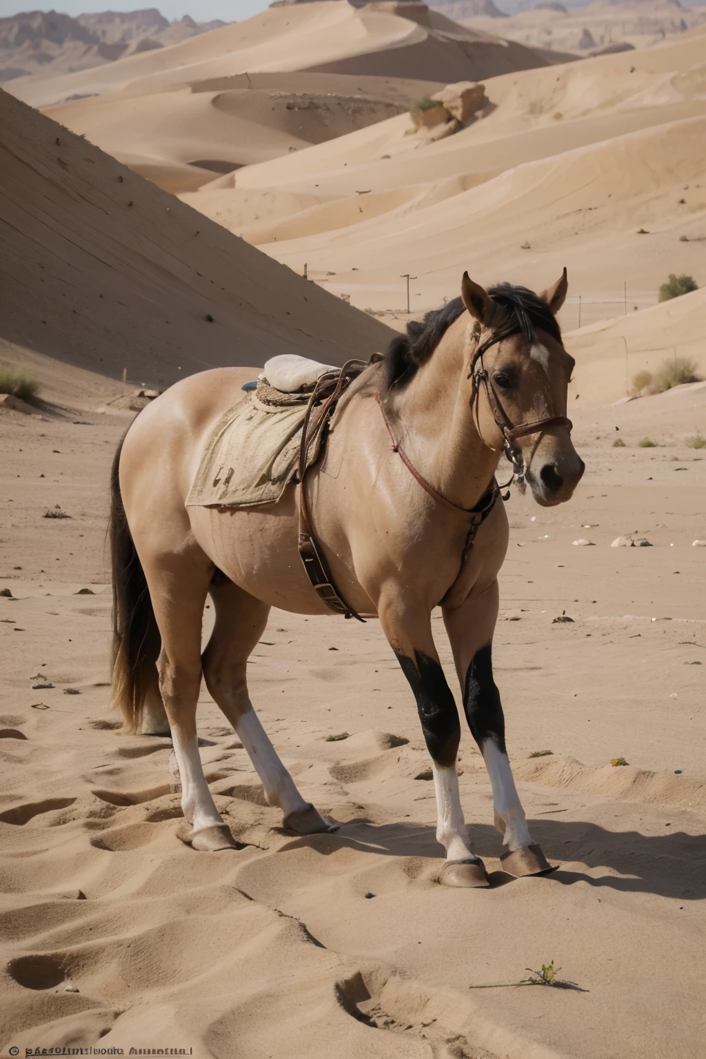 ((melhor qualidade)), ((Obra de arte)), (detalhado), make a meme with this phrase: "The most commonly used form of transport in the Arabian desert is carpet."