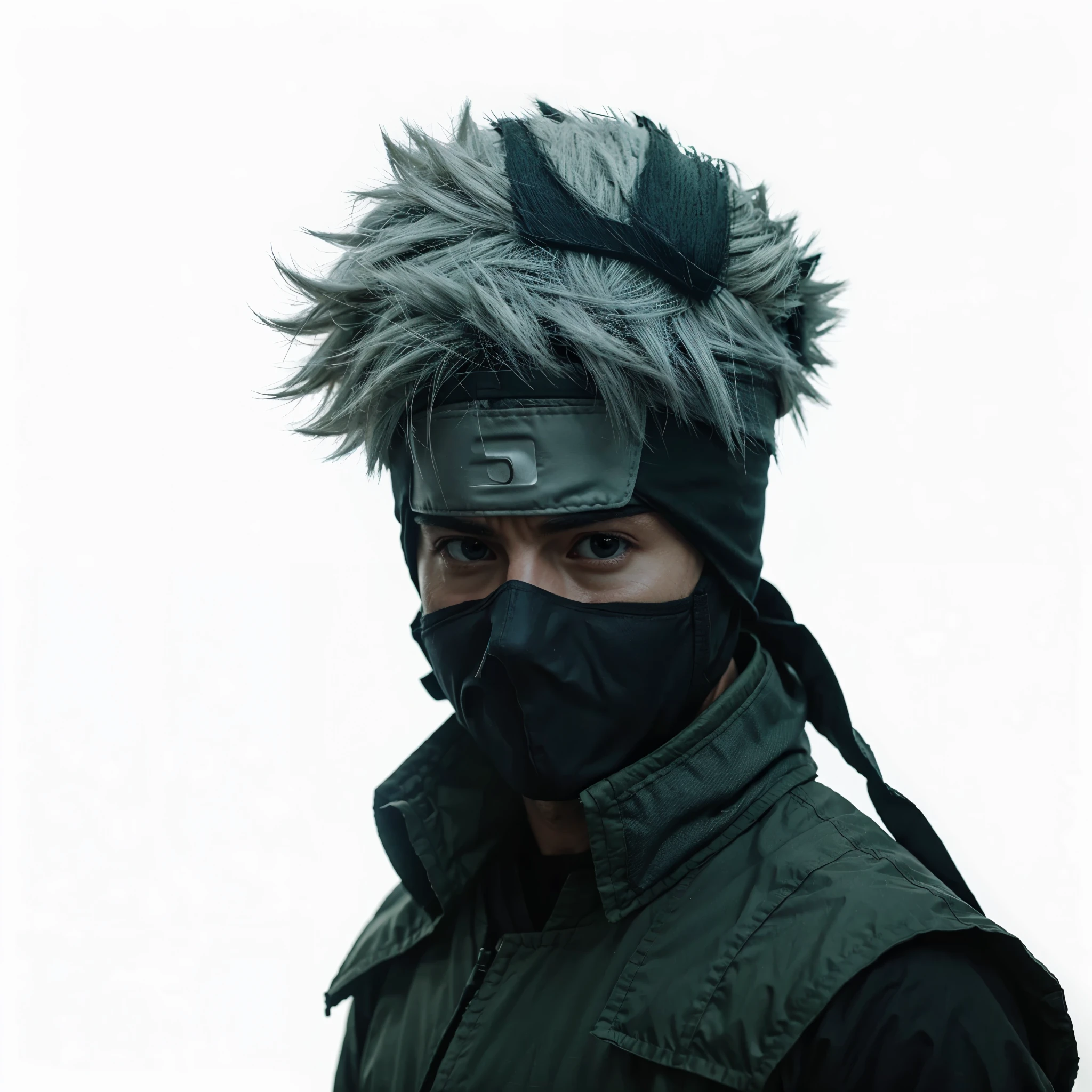 Chris Evans as Kakashi Hatake, very beautiful, realistic, 30 years old