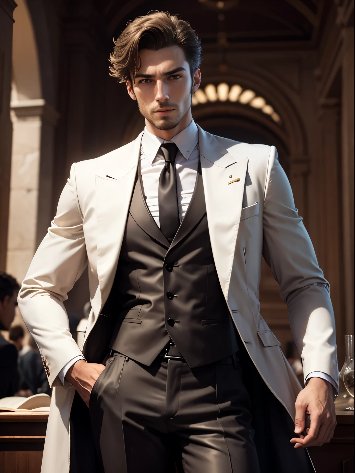 Un homme en costume