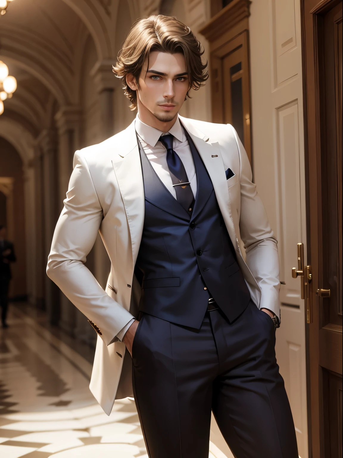 Un homme en costume